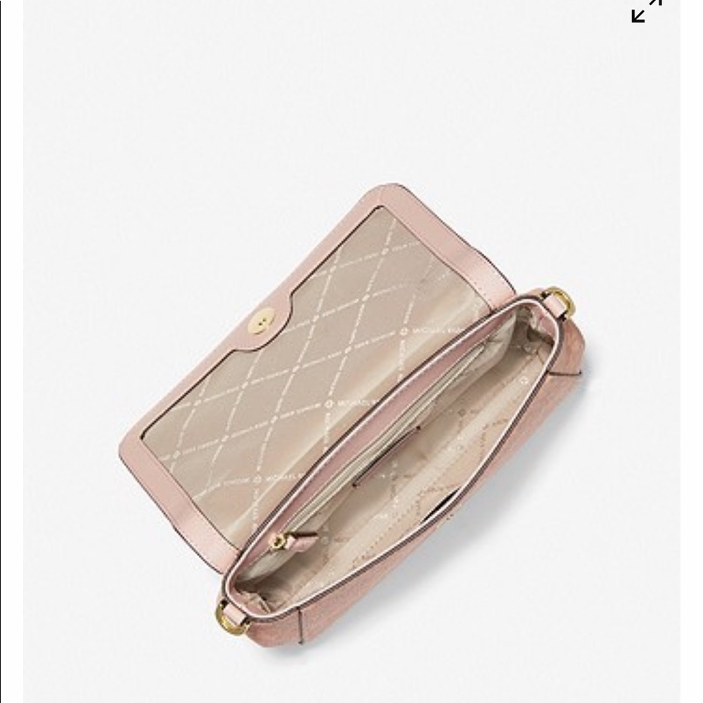 New Michael Kors Medium Logo Convertible Crossbody bag - Picture 4 of 5